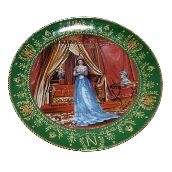 Le Souvenir Limited Edition JOSEPHINE and NAPOLEON Plate from 1986 Vintage - Picture 1 of 10